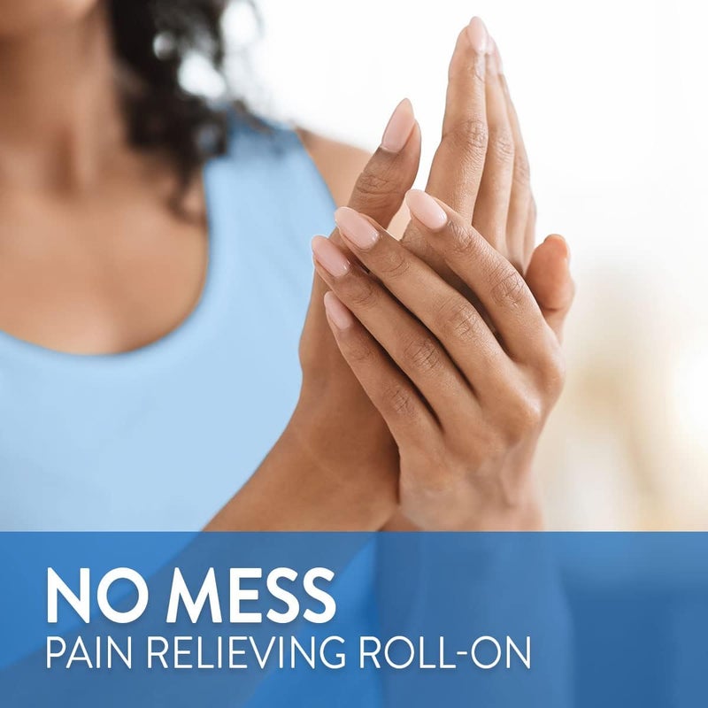 Nervive Pain Relieving Roll On, Lidocaine Roll On, Pain Relief, Lidocaine Topical, Foot Pain, Leg Pain, Hand Pain, Max Strength Formula, 4.6oz - Image 2